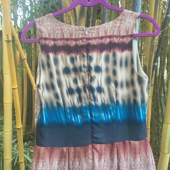 Collective Concepts Snakeskin Pattern Ombre Dress - Picture 5 of 8